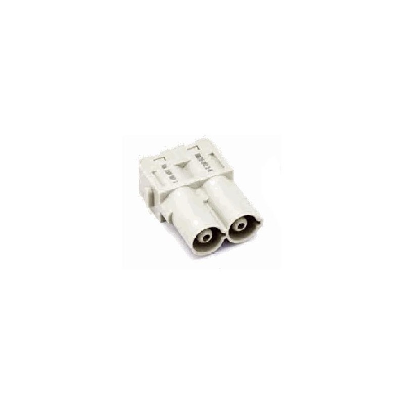 Insert HM modulaire, Raccordement à vis axiale, mâle, 2 pin, 70A, Polycarbonate 